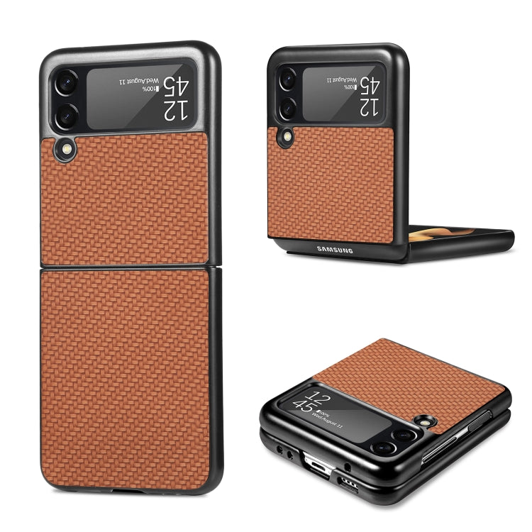 Cross Pattern Slim PC Protective Case, For Samsung Galaxy Z Flip3 5G, For Samsung Galaxy Z Fold3 5G