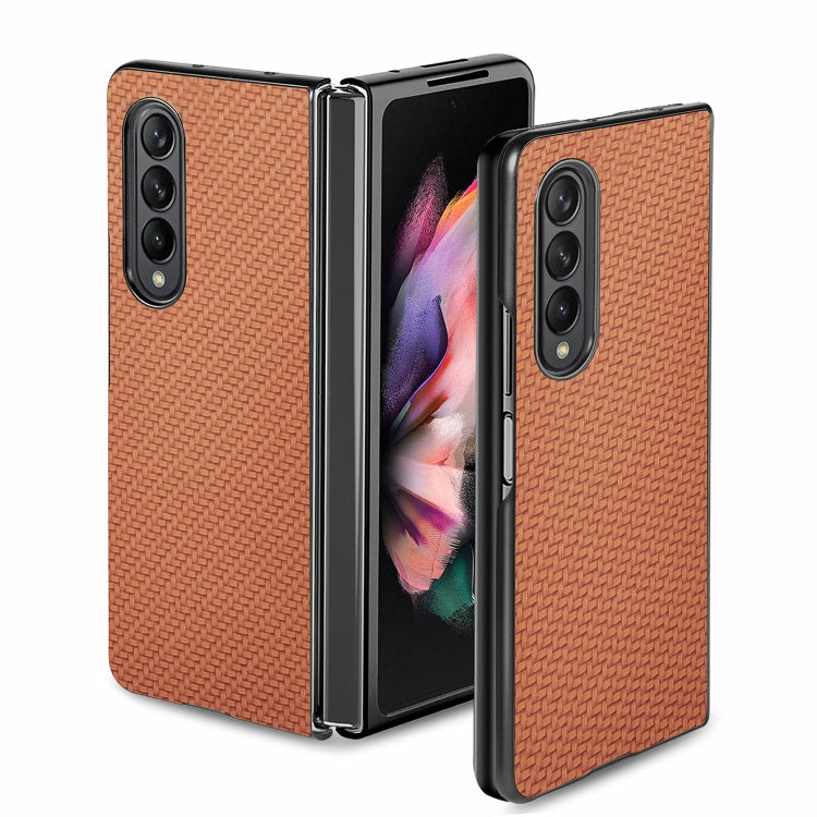 Cross Pattern Slim PC Protective Case, For Samsung Galaxy Z Flip3 5G, For Samsung Galaxy Z Fold3 5G