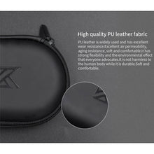 Load image into Gallery viewer, KZ Portable PU Leather Oval Data Cable Charger Earphone Storage Box, Oval