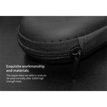 Load image into Gallery viewer, KZ Portable PU Leather Oval Data Cable Charger Earphone Storage Box, Oval