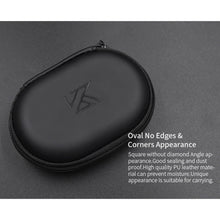 Load image into Gallery viewer, KZ Portable PU Leather Oval Data Cable Charger Earphone Storage Box, Oval
