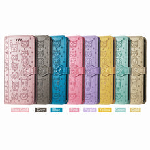 Load image into Gallery viewer, Lovely Cat and Dog Embossing Pattern Horizontal Flip Leather Case , with Holder &amp; Card Slots &amp; Wallet &amp; Cartoon Clasp &amp; Lanyard, For Google Pixel 5a 5G, For LG Velvet 2 Pro, For Motorola Edge 20 Pro, For OPPO Reno6 Z, For OPPO Realme C20               ...