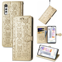 Load image into Gallery viewer, Lovely Cat and Dog Embossing Pattern Horizontal Flip Leather Case , with Holder &amp; Card Slots &amp; Wallet &amp; Cartoon Clasp &amp; Lanyard, For Google Pixel 5a 5G, For LG Velvet 2 Pro, For Motorola Edge 20 Pro, For OPPO Reno6 Z, For OPPO Realme C20               ...