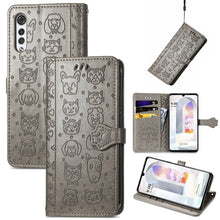 Load image into Gallery viewer, Lovely Cat and Dog Embossing Pattern Horizontal Flip Leather Case , with Holder &amp; Card Slots &amp; Wallet &amp; Cartoon Clasp &amp; Lanyard, For Google Pixel 5a 5G, For LG Velvet 2 Pro, For Motorola Edge 20 Pro, For OPPO Reno6 Z, For OPPO Realme C20               ...