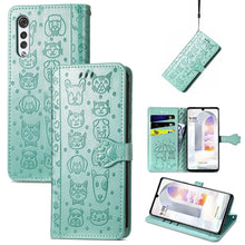 Load image into Gallery viewer, Lovely Cat and Dog Embossing Pattern Horizontal Flip Leather Case , with Holder &amp; Card Slots &amp; Wallet &amp; Cartoon Clasp &amp; Lanyard, For Google Pixel 5a 5G, For LG Velvet 2 Pro, For Motorola Edge 20 Pro, For OPPO Reno6 Z, For OPPO Realme C20               ...