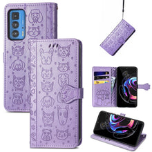Load image into Gallery viewer, Lovely Cat and Dog Embossing Pattern Horizontal Flip Leather Case , with Holder &amp; Card Slots &amp; Wallet &amp; Cartoon Clasp &amp; Lanyard, For Google Pixel 5a 5G, For LG Velvet 2 Pro, For Motorola Edge 20 Pro, For OPPO Reno6 Z, For OPPO Realme C20               ...