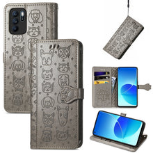 Load image into Gallery viewer, Lovely Cat and Dog Embossing Pattern Horizontal Flip Leather Case , with Holder &amp; Card Slots &amp; Wallet &amp; Cartoon Clasp &amp; Lanyard, For Google Pixel 5a 5G, For LG Velvet 2 Pro, For Motorola Edge 20 Pro, For OPPO Reno6 Z, For OPPO Realme C20               ...
