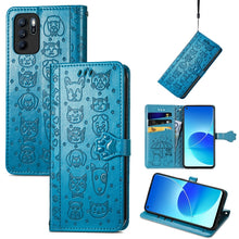 Load image into Gallery viewer, Lovely Cat and Dog Embossing Pattern Horizontal Flip Leather Case , with Holder &amp; Card Slots &amp; Wallet &amp; Cartoon Clasp &amp; Lanyard, For Google Pixel 5a 5G, For LG Velvet 2 Pro, For Motorola Edge 20 Pro, For OPPO Reno6 Z, For OPPO Realme C20               ...