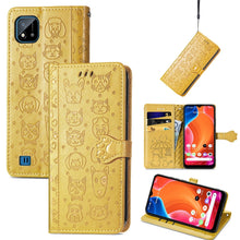 Load image into Gallery viewer, Lovely Cat and Dog Embossing Pattern Horizontal Flip Leather Case , with Holder &amp; Card Slots &amp; Wallet &amp; Cartoon Clasp &amp; Lanyard, For Google Pixel 5a 5G, For LG Velvet 2 Pro, For Motorola Edge 20 Pro, For OPPO Reno6 Z, For OPPO Realme C20               ...