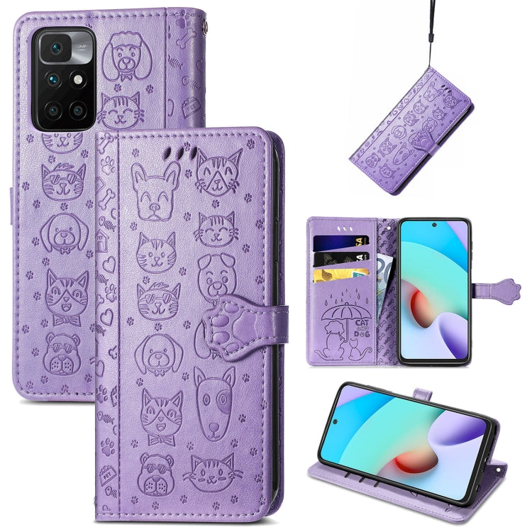 Lovely Cat and Dog Embossing Pattern Horizontal Flip Leather Case , with Holder & Card Slots & Wallet & Cartoon Clasp & Lanyard, For Google Pixel 5a 5G, For LG Velvet 2 Pro, For Motorola Edge 20 Pro, For OPPO Reno6 Z, For OPPO Realme C20               ...