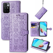 Load image into Gallery viewer, Lovely Cat and Dog Embossing Pattern Horizontal Flip Leather Case , with Holder &amp; Card Slots &amp; Wallet &amp; Cartoon Clasp &amp; Lanyard, For Google Pixel 5a 5G, For LG Velvet 2 Pro, For Motorola Edge 20 Pro, For OPPO Reno6 Z, For OPPO Realme C20               ...