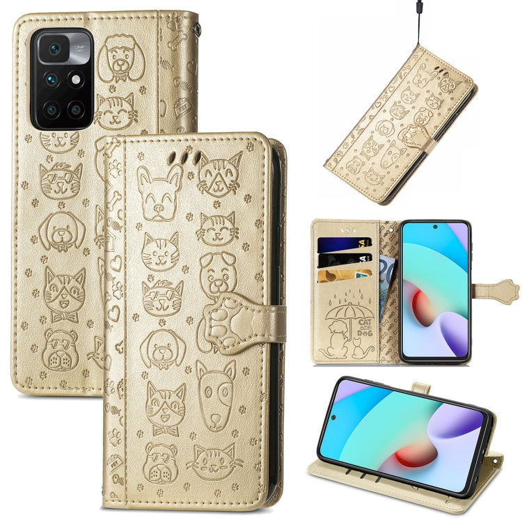 Lovely Cat and Dog Embossing Pattern Horizontal Flip Leather Case , with Holder & Card Slots & Wallet & Cartoon Clasp & Lanyard, For Google Pixel 5a 5G, For LG Velvet 2 Pro, For Motorola Edge 20 Pro, For OPPO Reno6 Z, For OPPO Realme C20               ...