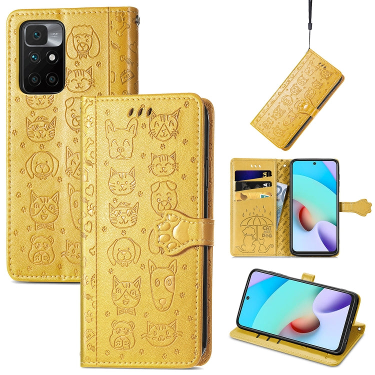Lovely Cat and Dog Embossing Pattern Horizontal Flip Leather Case , with Holder & Card Slots & Wallet & Cartoon Clasp & Lanyard, For Google Pixel 5a 5G, For LG Velvet 2 Pro, For Motorola Edge 20 Pro, For OPPO Reno6 Z, For OPPO Realme C20               ...