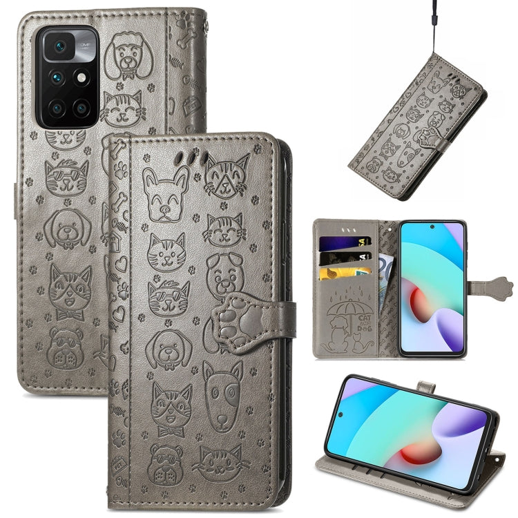 Lovely Cat and Dog Embossing Pattern Horizontal Flip Leather Case , with Holder & Card Slots & Wallet & Cartoon Clasp & Lanyard, For Google Pixel 5a 5G, For LG Velvet 2 Pro, For Motorola Edge 20 Pro, For OPPO Reno6 Z, For OPPO Realme C20               ...