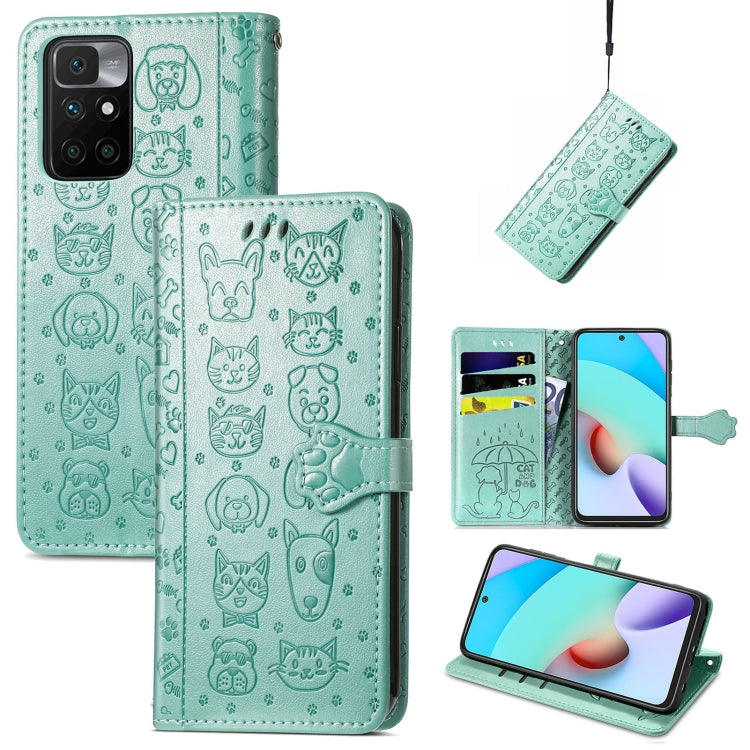 Lovely Cat and Dog Embossing Pattern Horizontal Flip Leather Case , with Holder & Card Slots & Wallet & Cartoon Clasp & Lanyard, For Google Pixel 5a 5G, For LG Velvet 2 Pro, For Motorola Edge 20 Pro, For OPPO Reno6 Z, For OPPO Realme C20               ...