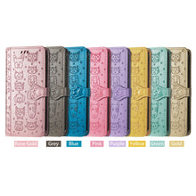 Load image into Gallery viewer, Lovely Cat and Dog Embossing Pattern Horizontal Flip Leather Case , with Holder &amp; Card Slots &amp; Wallet &amp; Cartoon Clasp &amp; Lanyard, For CUBOT Note 20, For Oukitel C21, For OnePlus Nord 2 5G