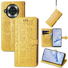 Load image into Gallery viewer, Lovely Cat and Dog Embossing Pattern Horizontal Flip Leather Case , with Holder &amp; Card Slots &amp; Wallet &amp; Cartoon Clasp &amp; Lanyard, For CUBOT Note 20, For Oukitel C21, For OnePlus Nord 2 5G