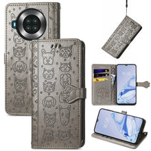 Load image into Gallery viewer, Lovely Cat and Dog Embossing Pattern Horizontal Flip Leather Case , with Holder &amp; Card Slots &amp; Wallet &amp; Cartoon Clasp &amp; Lanyard, For CUBOT Note 20, For Oukitel C21, For OnePlus Nord 2 5G