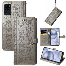 Load image into Gallery viewer, Lovely Cat and Dog Embossing Pattern Horizontal Flip Leather Case , with Holder &amp; Card Slots &amp; Wallet &amp; Cartoon Clasp &amp; Lanyard, For CUBOT Note 20, For Oukitel C21, For OnePlus Nord 2 5G