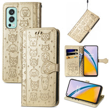 Load image into Gallery viewer, Lovely Cat and Dog Embossing Pattern Horizontal Flip Leather Case , with Holder &amp; Card Slots &amp; Wallet &amp; Cartoon Clasp &amp; Lanyard, For CUBOT Note 20, For Oukitel C21, For OnePlus Nord 2 5G