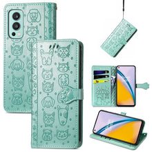 Load image into Gallery viewer, Lovely Cat and Dog Embossing Pattern Horizontal Flip Leather Case , with Holder &amp; Card Slots &amp; Wallet &amp; Cartoon Clasp &amp; Lanyard, For CUBOT Note 20, For Oukitel C21, For OnePlus Nord 2 5G