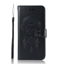 Load image into Gallery viewer, Wind Chime Owl Embossing Pattern Horizontal Flip Leather Case with Holder &amp; Card Slots &amp; Wallet, For iPhone 13 Pro Max, For iPhone 13 Pro, For iPhone 13