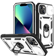 Load image into Gallery viewer, Sliding Camera Cover Design TPU + PC Protective Case with 360 Degree Rotating Holder &amp; Card Slot, For iPhone 13 mini, For iPhone 13, For iPhone 13 Pro, For iPhone 13 Pro Max