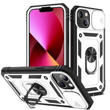 Load image into Gallery viewer, Sliding Camera Cover Design TPU + PC Protective Case with 360 Degree Rotating Holder &amp; Card Slot, For iPhone 13 mini, For iPhone 13, For iPhone 13 Pro, For iPhone 13 Pro Max