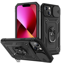 Load image into Gallery viewer, Sliding Camera Cover Design TPU + PC Protective Case with 360 Degree Rotating Holder &amp; Card Slot, For iPhone 13 mini, For iPhone 13, For iPhone 13 Pro, For iPhone 13 Pro Max