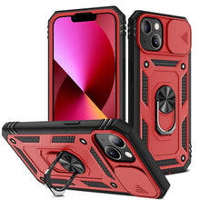 Load image into Gallery viewer, Sliding Camera Cover Design TPU + PC Protective Case with 360 Degree Rotating Holder &amp; Card Slot, For iPhone 13 mini, For iPhone 13, For iPhone 13 Pro, For iPhone 13 Pro Max