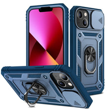 Load image into Gallery viewer, Sliding Camera Cover Design TPU + PC Protective Case with 360 Degree Rotating Holder &amp; Card Slot, For iPhone 13 mini, For iPhone 13, For iPhone 13 Pro, For iPhone 13 Pro Max