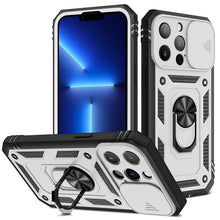 Load image into Gallery viewer, Sliding Camera Cover Design TPU + PC Protective Case with 360 Degree Rotating Holder &amp; Card Slot, For iPhone 13 mini, For iPhone 13, For iPhone 13 Pro, For iPhone 13 Pro Max
