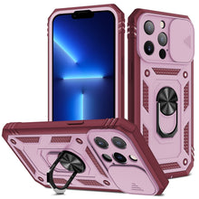 Load image into Gallery viewer, Sliding Camera Cover Design TPU + PC Protective Case with 360 Degree Rotating Holder &amp; Card Slot, For iPhone 13 mini, For iPhone 13, For iPhone 13 Pro, For iPhone 13 Pro Max