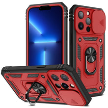 Load image into Gallery viewer, Sliding Camera Cover Design TPU + PC Protective Case with 360 Degree Rotating Holder &amp; Card Slot, For iPhone 13 mini, For iPhone 13, For iPhone 13 Pro, For iPhone 13 Pro Max