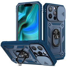 Load image into Gallery viewer, Sliding Camera Cover Design TPU + PC Protective Case with 360 Degree Rotating Holder &amp; Card Slot, For iPhone 13 mini, For iPhone 13, For iPhone 13 Pro, For iPhone 13 Pro Max