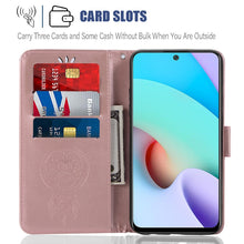 Load image into Gallery viewer, Wind Chime Owl Embossing Pattern Horizontal Flip Leather Case with Holder &amp; Card Slots &amp; Wallet, For Xiaomi Redmi 10