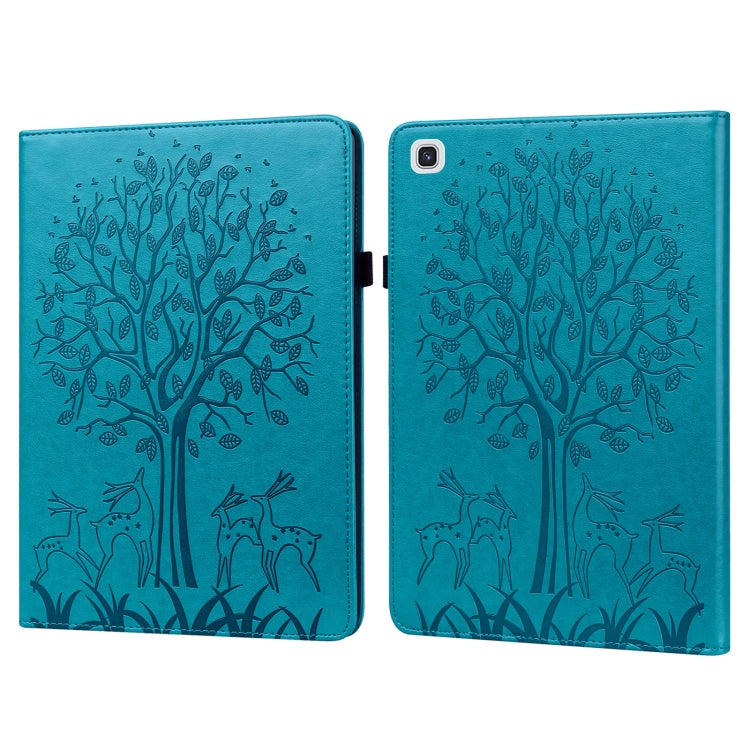 Tree & Deer Pattern Pressed Printing Horizontal Flip PU Leather Case with Holder & Card Slots & Sleep / Wake-up Function, For iPad Air 2020 / Pro 11 2020, For iPad Pro 10.5 2017 / 10.2 2019, For iPad 9.7 2018/2017/Air 2/Air, For iPad mini 5/4/3/2/1    ...