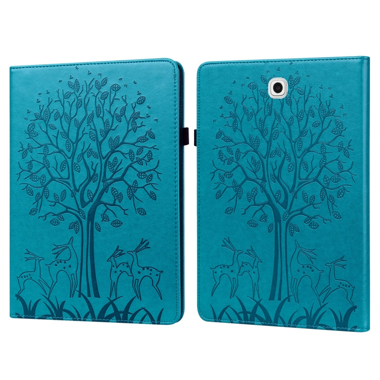Tree & Deer Pattern Pressed Printing Horizontal Flip PU Leather Case with Holder & Card Slots, For Lenovo Tab M10 HD Gen 2, For Samsung Galaxy Tab A 10.1 2019, For Samsung Galaxy Tab A 10.1 2016, For Samsung Galaxy Tab S2 9.7                           ...