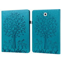 Load image into Gallery viewer, Tree &amp; Deer Pattern Pressed Printing Horizontal Flip PU Leather Case with Holder &amp; Card Slots, For Lenovo Tab M10 HD Gen 2, For Samsung Galaxy Tab A 10.1 2019, For Samsung Galaxy Tab A 10.1 2016, For Samsung Galaxy Tab S2 9.7                           ...
