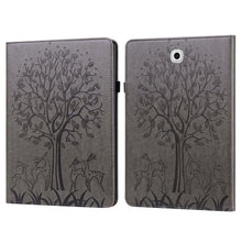 Load image into Gallery viewer, Tree &amp; Deer Pattern Pressed Printing Horizontal Flip PU Leather Case with Holder &amp; Card Slots, For Lenovo Tab M10 HD Gen 2, For Samsung Galaxy Tab A 10.1 2019, For Samsung Galaxy Tab A 10.1 2016, For Samsung Galaxy Tab S2 9.7                           ...