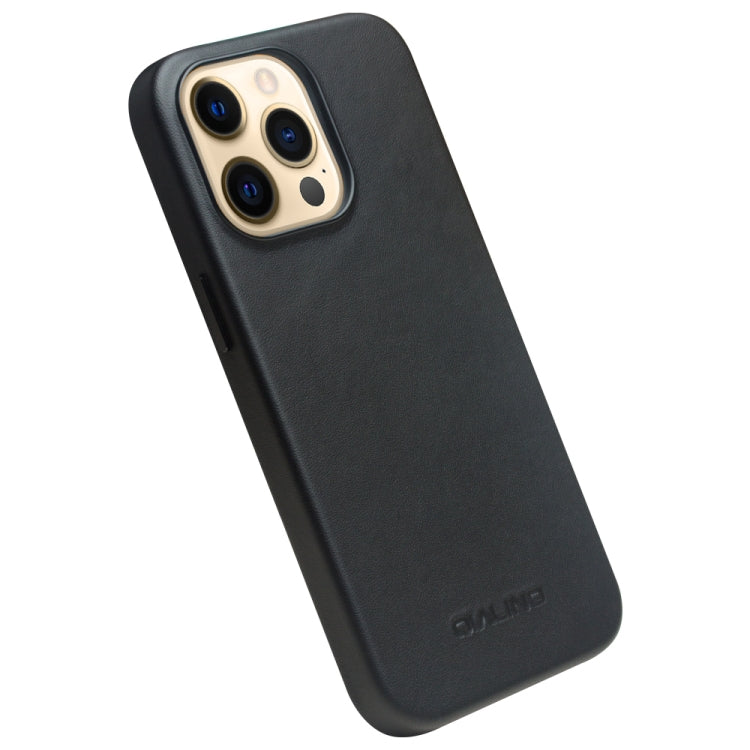 QIALINO Nappa Cowhide MagSafe Magnetic Protective Case, For iPhone 13 Pro, For iPhone 13 Pro Max, For iPhone 13, For iPhone 13 mini