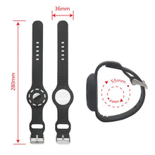 Load image into Gallery viewer, Anti-scratch Shockproof Silicone Bracelet Strap Protective Cover Case, For AirTag