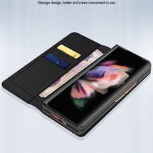 Load image into Gallery viewer, Split Type Horizontal Flip Foldable Leather Case with Holder &amp; Card Slots &amp; Wallet, For Samsung Galaxy Z Fold3 5G