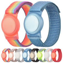Load image into Gallery viewer, Anti-scratch Shockproof Nylon Bracelet Strap TPU Protective Cover Case, For AirTag