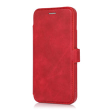 Load image into Gallery viewer, Push Window Double Buckle PU + Silicone Horizontal Flip Leather Case with Holder &amp; Card Slot, For iPhone 8 Plus &amp; 7 Plus, For iPhone SE 2022 / SE 2020 &amp; 8 &amp; 7, For iPhone X &amp; XS, For iPhone XR