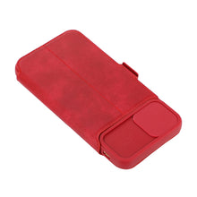 Load image into Gallery viewer, Push Window Double Buckle PU + Silicone Horizontal Flip Leather Case with Holder &amp; Card Slot, For iPhone 8 Plus &amp; 7 Plus, For iPhone SE 2022 / SE 2020 &amp; 8 &amp; 7, For iPhone X &amp; XS, For iPhone XR