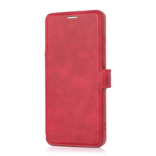 Load image into Gallery viewer, Push Window Double Buckle PU + Silicone Horizontal Flip Leather Case with Holder &amp; Card Slot, For Samsung Galaxy A52 5G / 4G, For Samsung Galaxy A71, For Samsung Galaxy Note20, For Samsung Galaxy Note20 Ultra