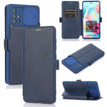 Load image into Gallery viewer, Push Window Double Buckle PU + Silicone Horizontal Flip Leather Case with Holder &amp; Card Slot, For Samsung Galaxy A52 5G / 4G, For Samsung Galaxy A71, For Samsung Galaxy Note20, For Samsung Galaxy Note20 Ultra