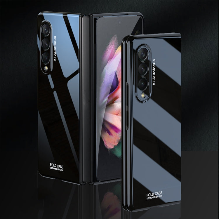 GKK Folding UV Grilled Porcelain Protective Case, For Samsung Galaxy Z Fold3 5G