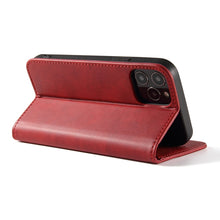 Load image into Gallery viewer, Calf Texture Magnetic Horizontal Flip Leather Case with Holder &amp; Card Slots &amp; Wallet, For iPhone 13 mini, For iPhone 13, For iPhone 13 Pro